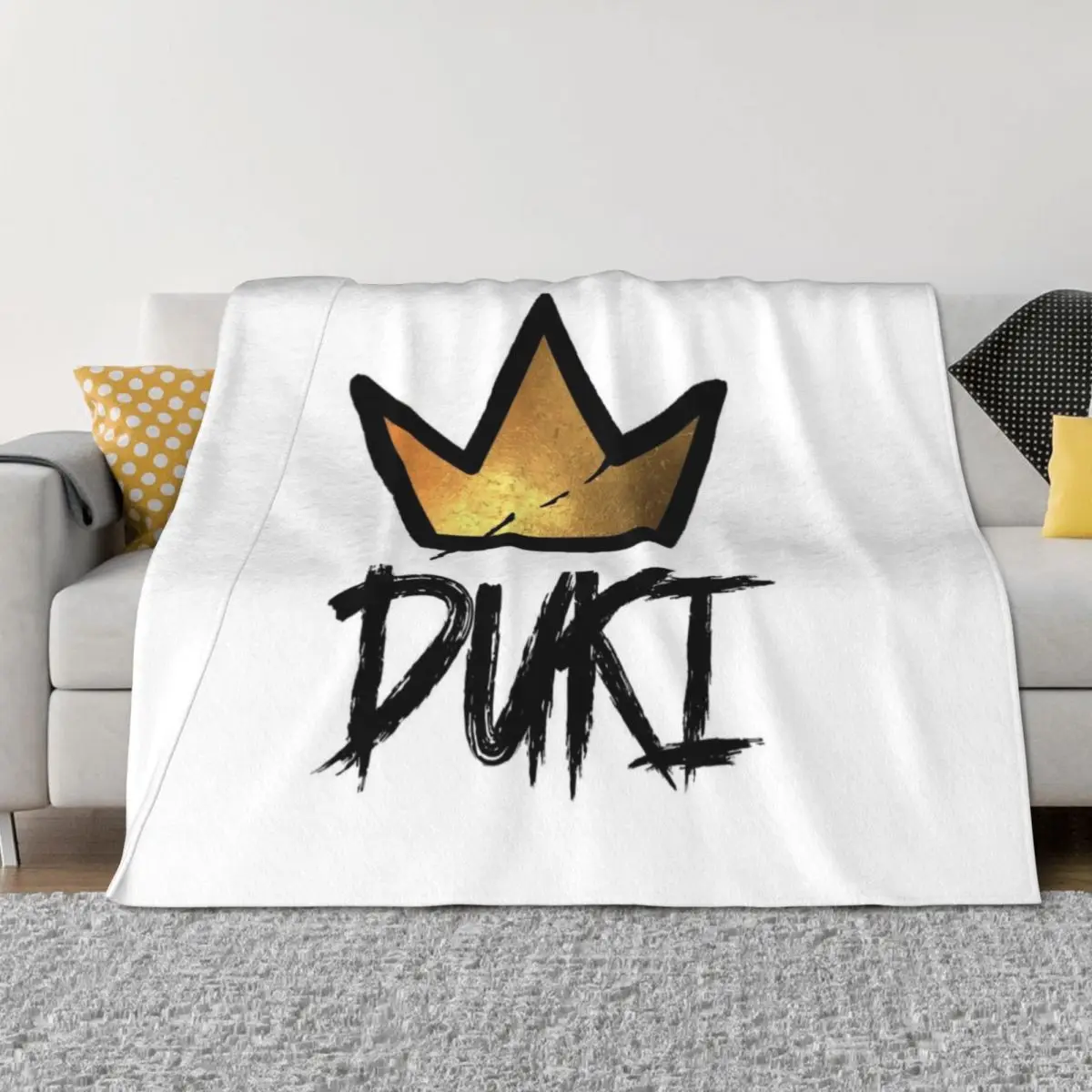 

DUKI Tag & Graffiti Crown Throw Blanket Retros Sofas Sleeping Bag cosplay anime Blankets
