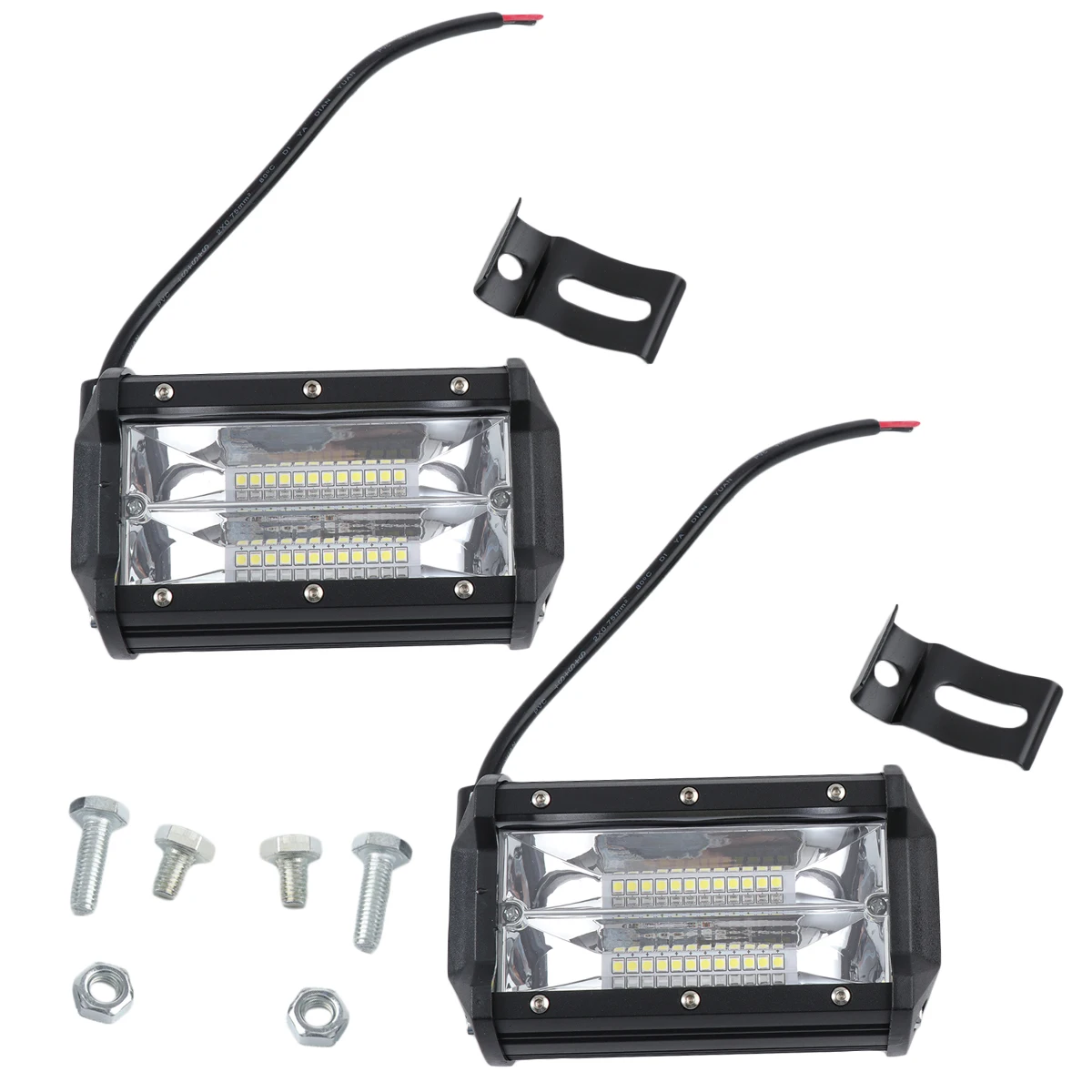

2 Pcs Light Bulb Driving Car Work 5 Inch 72W Headlight Motorcycle Water Proof