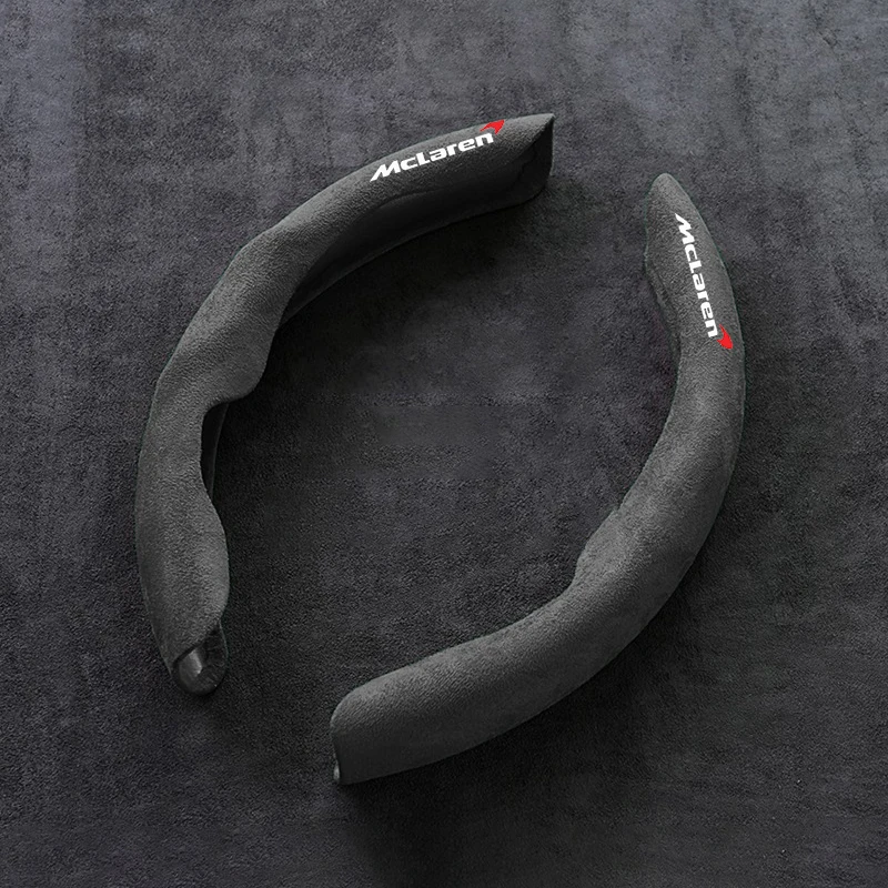 

Suede Car Steering Wheel Cover DIY Hand Sewing Soft Leather Braiding Cover For Mclaren 720S GT 570 600LT 540C P1 Alcantara