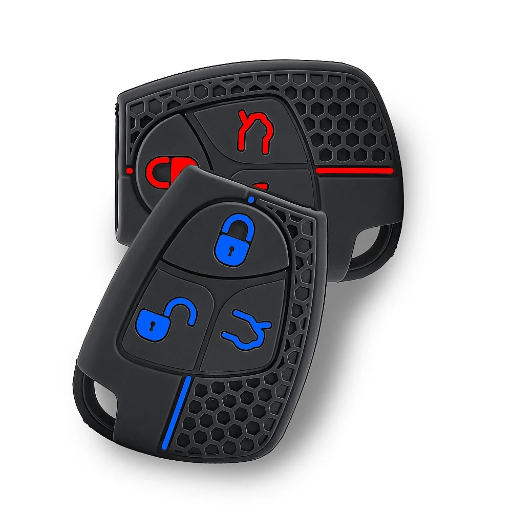 New Silicone Car Key Fob Cover Case For Mercedes Benz C B E Class W203 W211 W204 CLS CLK