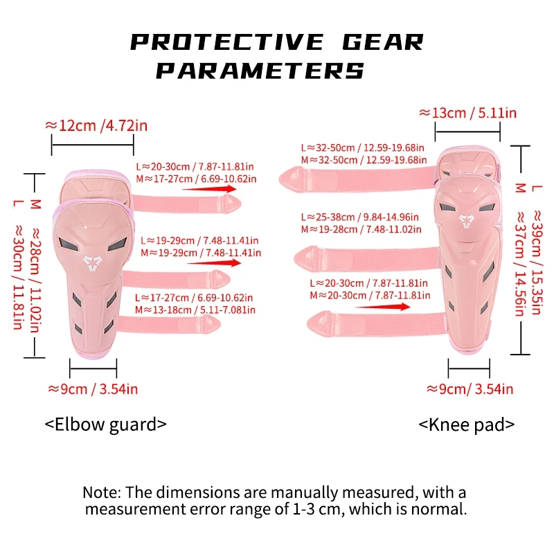VEMAR Women's Motorcycle Protective Gear Moto Knee Guards or Elbow Pads for All-Weather Riding – Durable&Shockproof for Off-Road