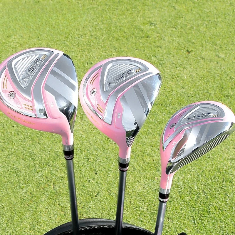Golf Club, Ladies No. 1 Wood/No. 3/No. 5 Tee, Titanium No. 1 Carbon Rod High Rebound