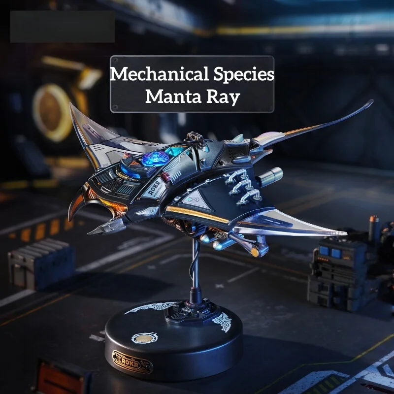 

Original New Mechanical Species Manta Ray Diy Action Figures Creative Assembly Ornament Model Anime Peripheral Toy Gifts