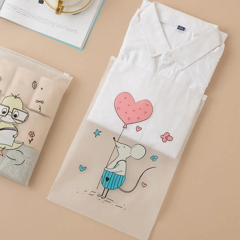 حقيبة تخزين جديدة للسفر مقاومة للغبار حقيبة تعبئة شفافة مقاومة للرطوبة PE مع أكياس تخزين أحذية بسحاب لأمتعة السفر #2