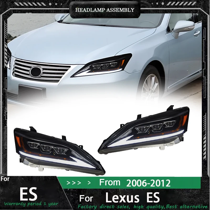 

Car Styling for Lexus ES Headlamp 2006-2012 Lexus ES250 Headlight LED DRL Turn Signal High Beam ES350 ES200 ES300 Headlight