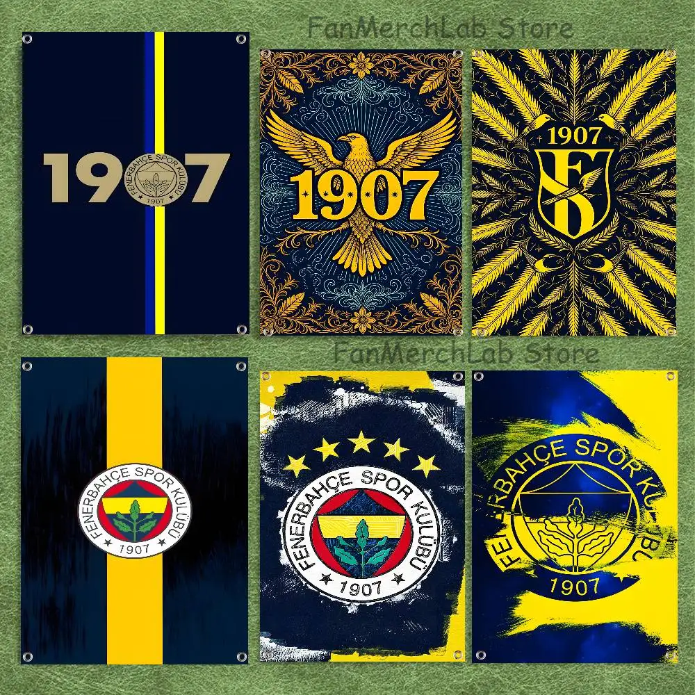 

Turkey F-FenerbahceS-E Flag Tapestry Banner For Bedroom Outdoor Living Room Restaurant Bar Wall Decor Party