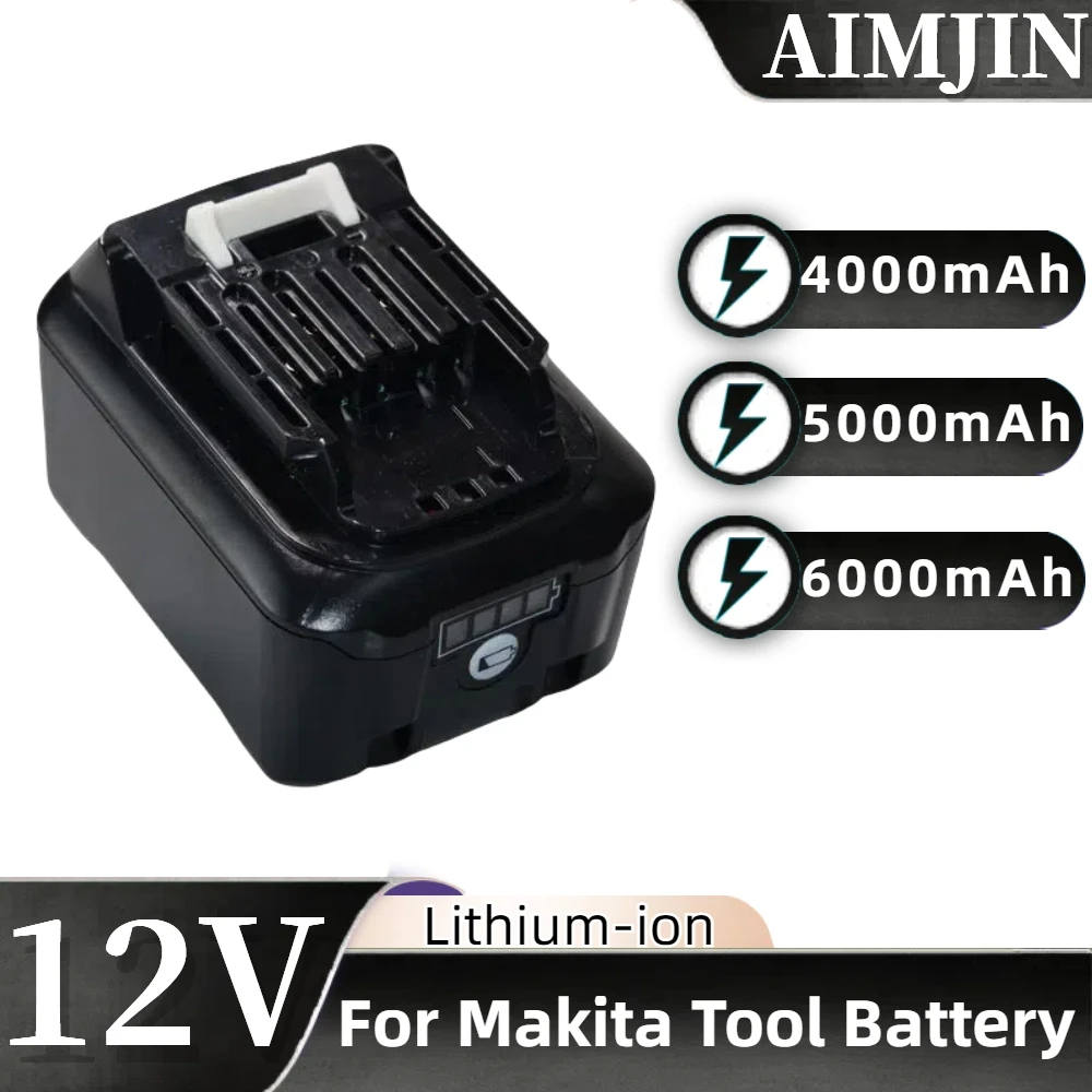 

12V 4000/5000/6000mAh Lithium-ion Rechargeable Battery Suitable For Makita BL1021B BL1041B BL1015B BL1020B BL1040B DC10WD