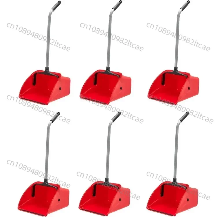 Jumbo Lobby Dustpan - 6-Pack  Red