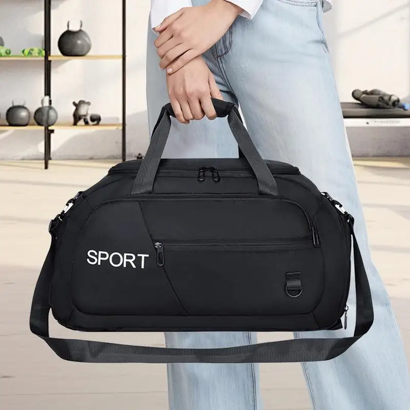 Bolsa de transporte Weekender para hombre, bolso deportivo para gimnasio, de gran capacidad, con múltiples bolsillos para exteriores