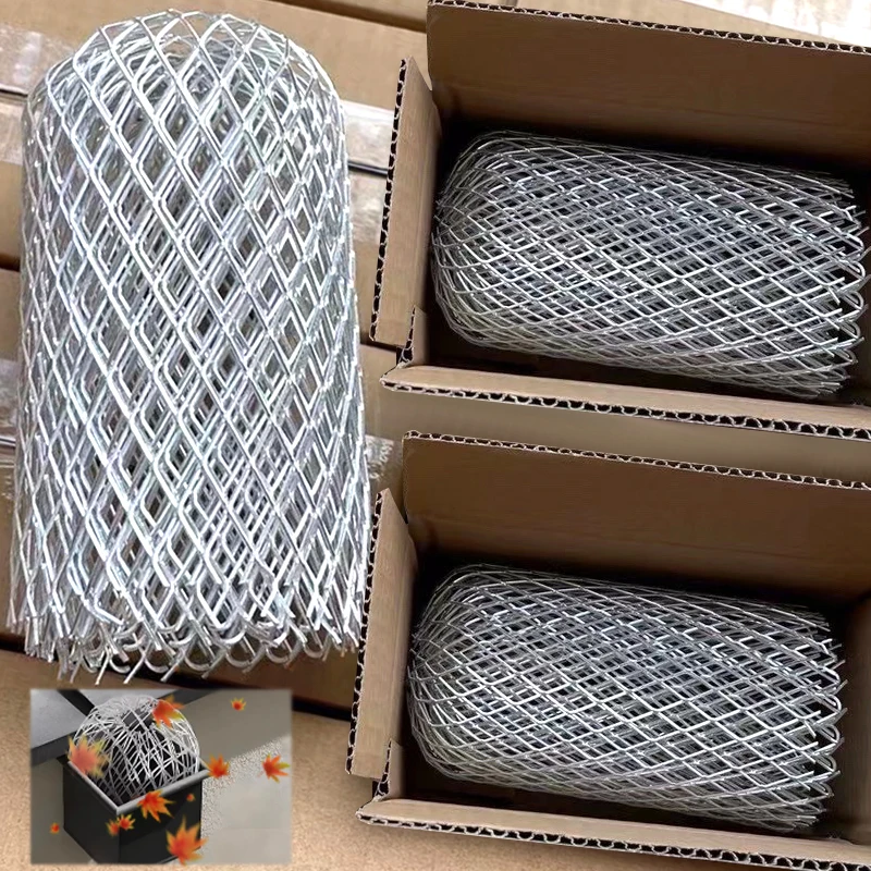

S/L Filter Mesh Leaf Debris Mud Trap Guards Drain Pipe Cover Downspout Guards Protectors for Preventing Blockage From Leaves