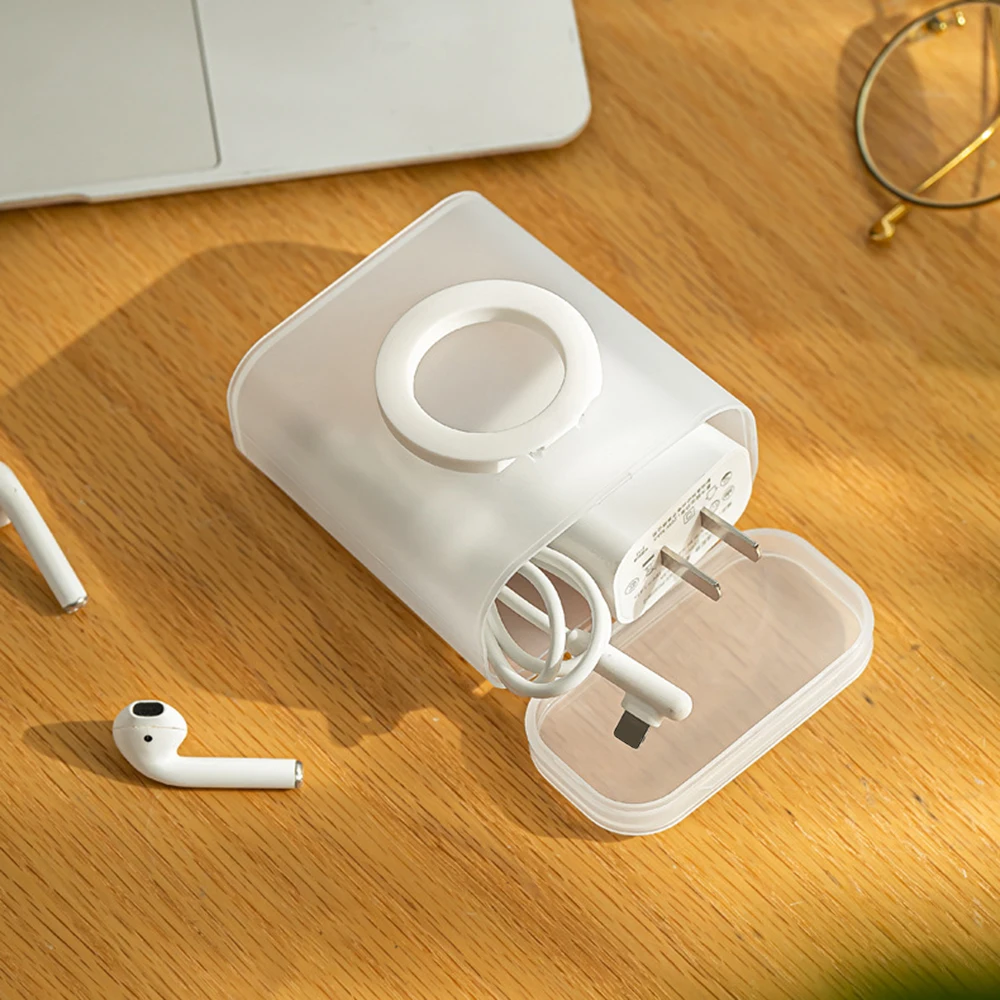 Matte Cable Storage Case With Phone Holder Stylish Drawer Finishing Container For Jewelry Coin