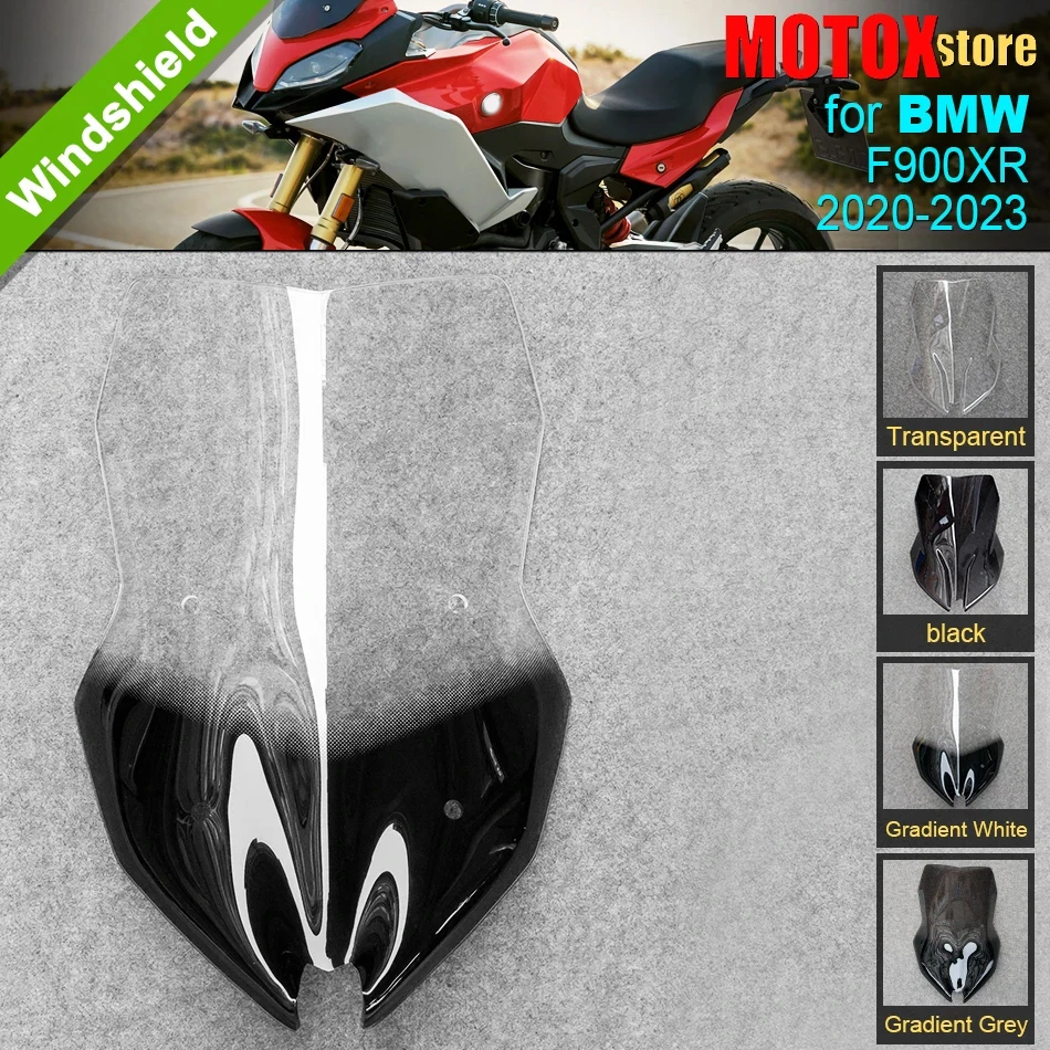 

Motorcycle Windscreen For BMW F900XR F 900 F900 XR 2020-2023 Windshield Wind Shield Deflector Protector Screen Visor With Screws