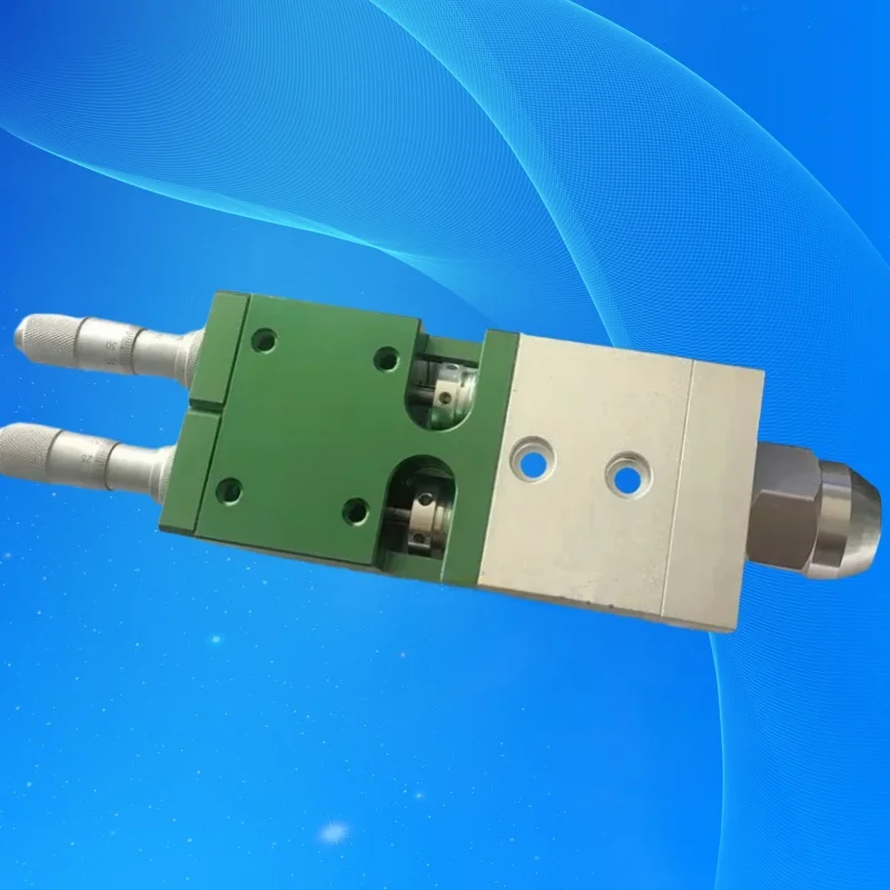 Free Shipping New AB Dispensing Valve Fuselage Piston With Micrometer Trim Out Liquid Dispenser Two Component Pneumatic Valve
