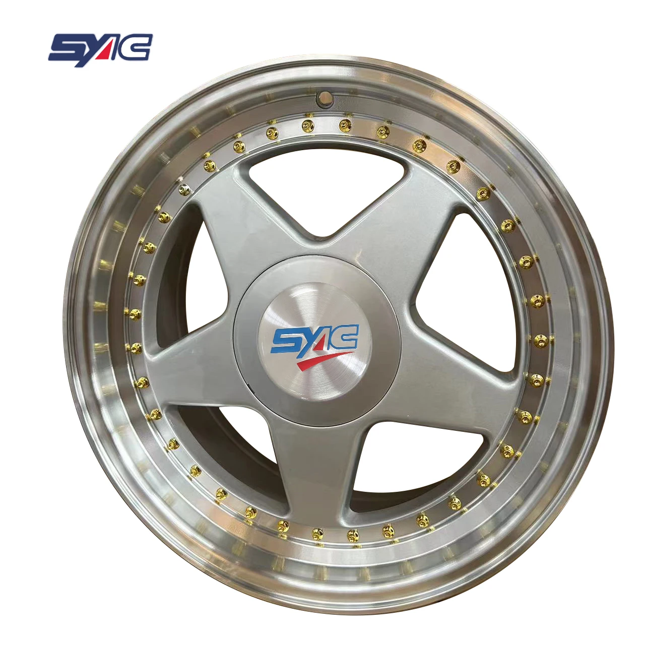 Koła wyścigowe SYAC 18-22 cali, pięciopięciowypustowe, wysokiej jakości, personalizowane, wykonane ze stopu aluminium, kute.