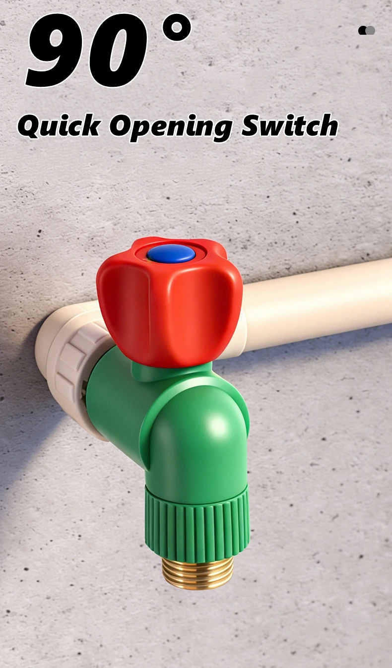 Angle Valve Leak Proof Safety Outlet Faucet Valves for Kitchen Bathroom Water Heater Pressure Reduction Plumbing System