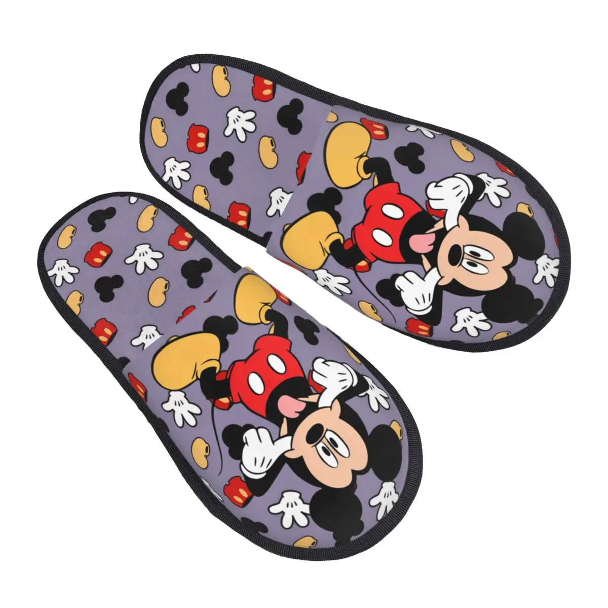 

Пользовательские гостевые тапочки с Микки Маусом для спальни, женские милые домашние тапочки с героями мультфильмов