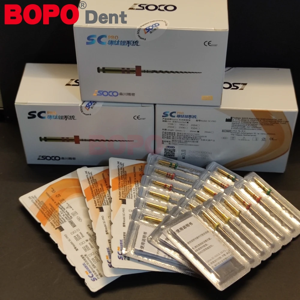 Dental Endo File Coxo SOCO SC Plus Root Canal Taper Endodontic File Heat Activated Rotary File Flexible Dentist Instruments 25mm