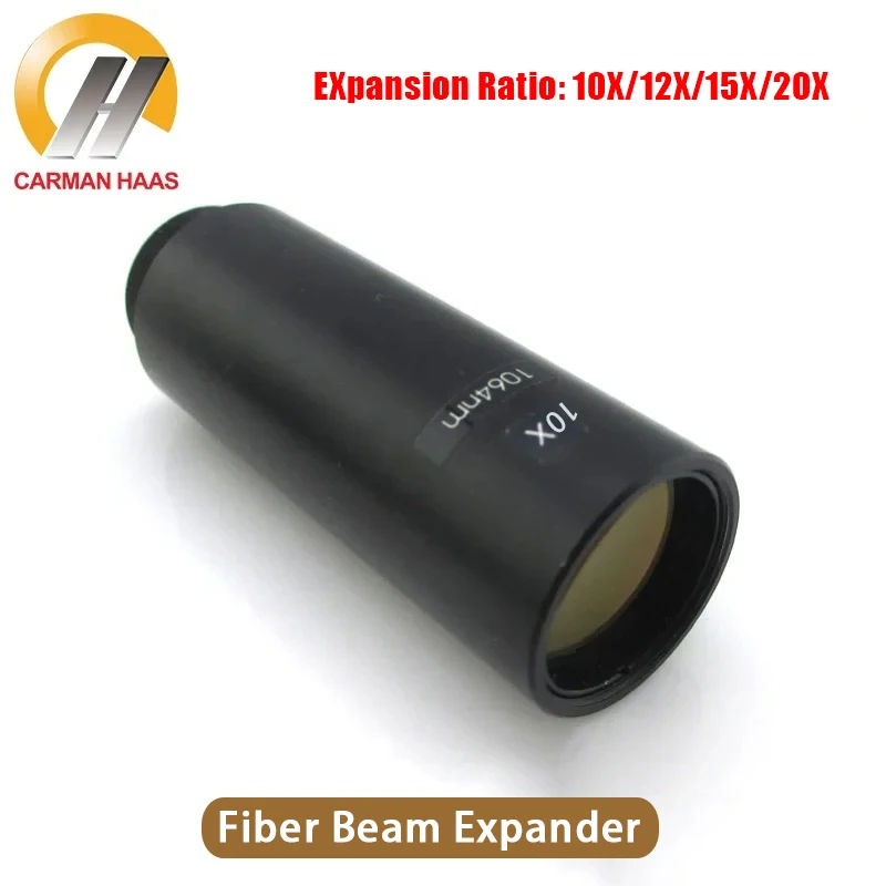 

Carmanhaas Fiber YAG 1064nm Beam Expander 10X 12X 15X 20X M22*0.75 for Laser Marking Cutting Machine