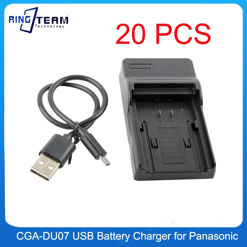 

20PCS/LOTS DU07 DU06 USB Battery Charger For Panasonic NV-GS6 NV-GS10 NV-GS17 NV-GS18 NV-GS21 NV-GS22 NV-GS24 NV-GS25