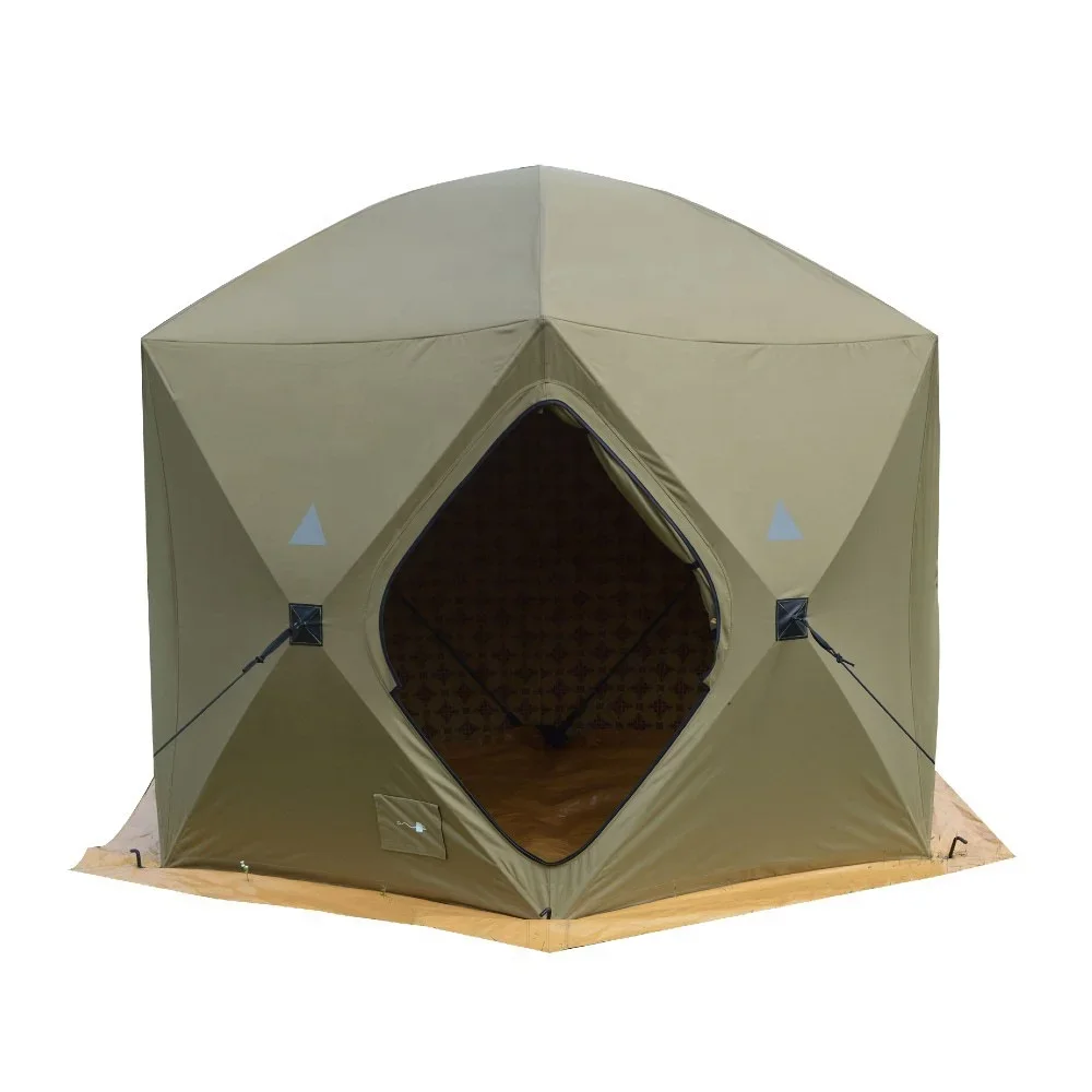 custom outdoor quick set camping hexagonal desert tent