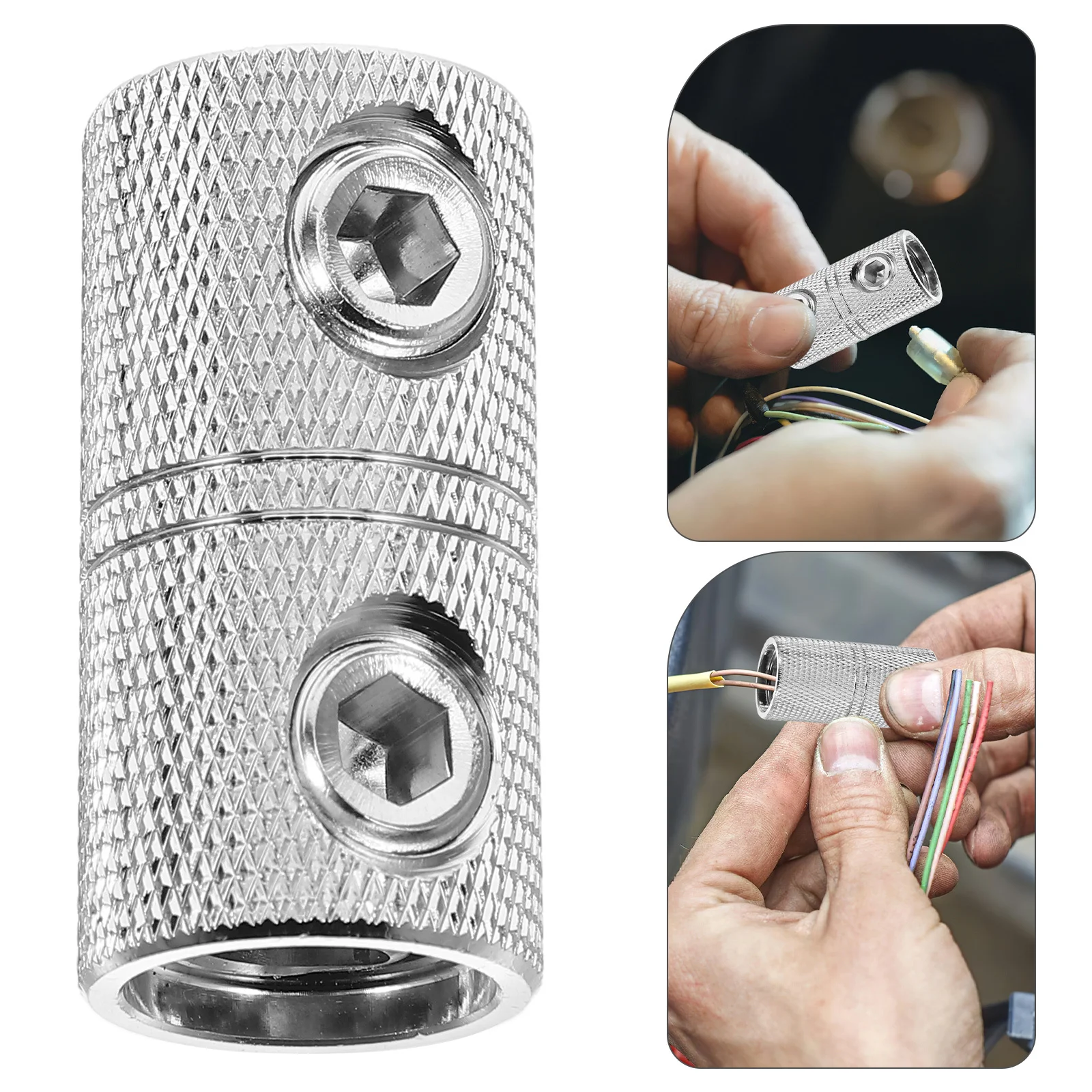 

2Pcs Car Amp Connectors Speaker Wire Terminal Block Heat Resistant Audio Crimp Connectors for Efficient Power Transmission