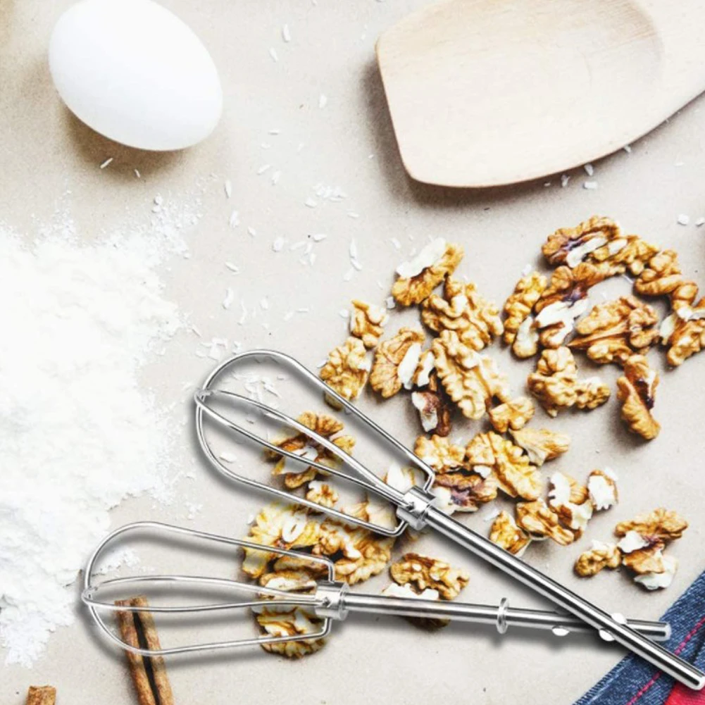 

2pcs Stainless Steel Mixing Rods Head Eggs Cream Flour Cake Stirrer Whisk For KHM3 KHM5 W10490648 Hand Mixer Beaters