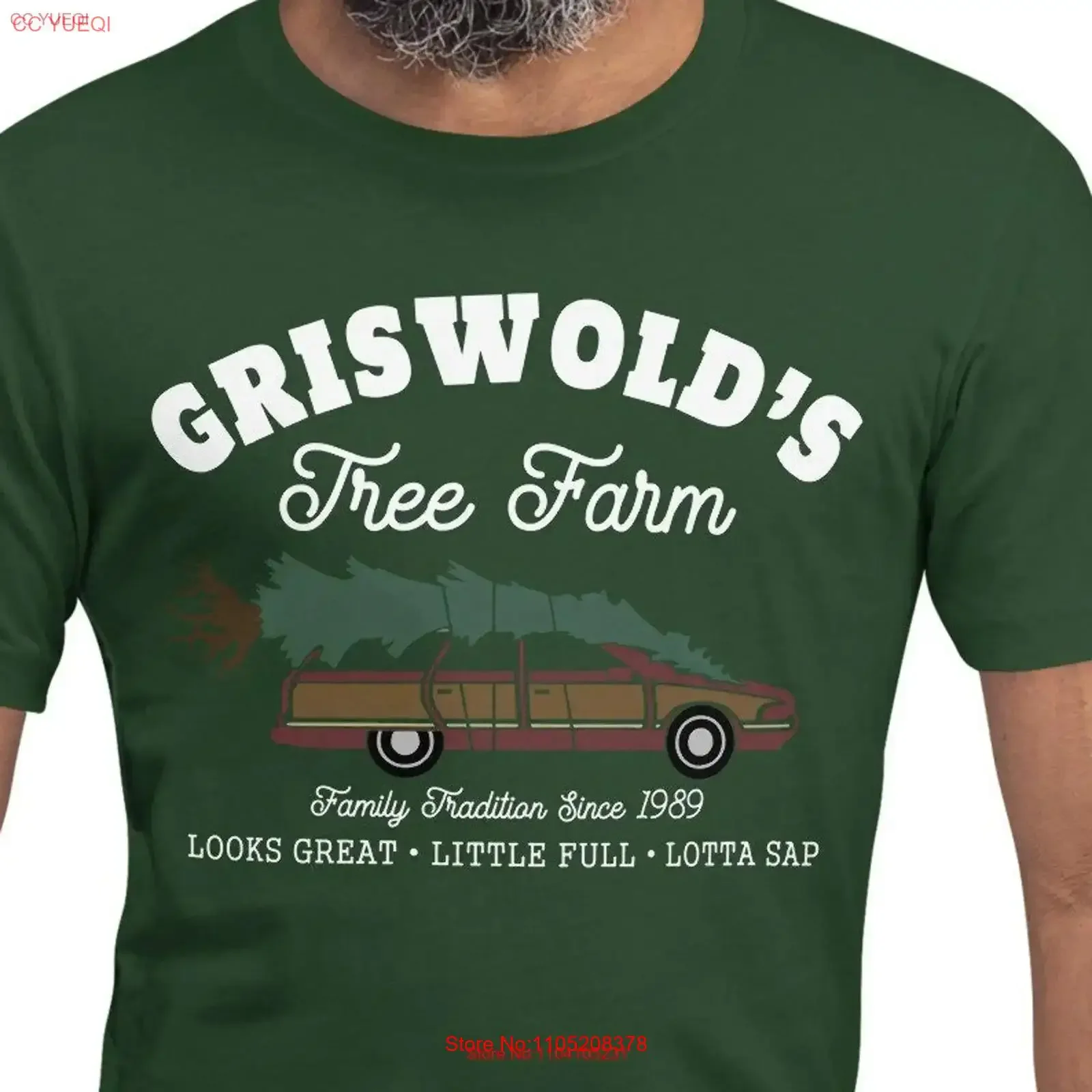 Griswold Tree Farm T Shirt Christmas Vacation Clark Funny Holiday Movie vintage Washed Stretched Top For Everyday Wear Soft