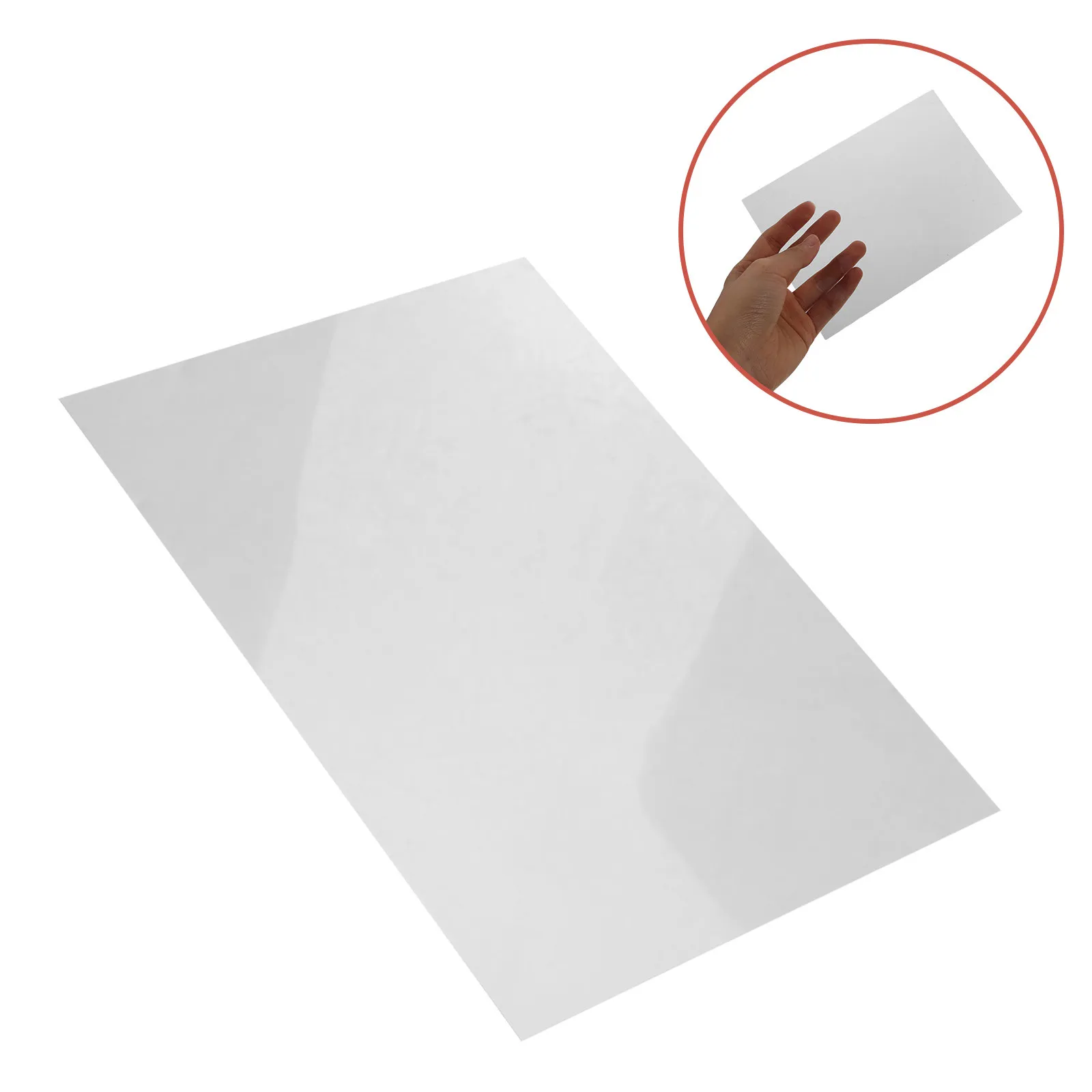 10Pcs Transparent Acetate Sheets Clear Flexible Craft Film Stencil Sheets for Card Making Scrapbooking Cake Wraps Mixed Media