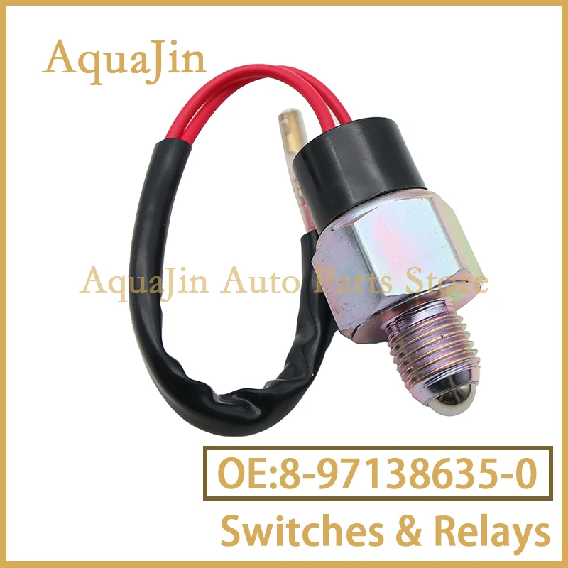 

8-97138635-0 Переключатель фонаря заднего хода для Isuzu D-Max Trooper Opel Campo Frontera A Vauxhall Midi II Monterey 1998 ~ 2004 8971386350