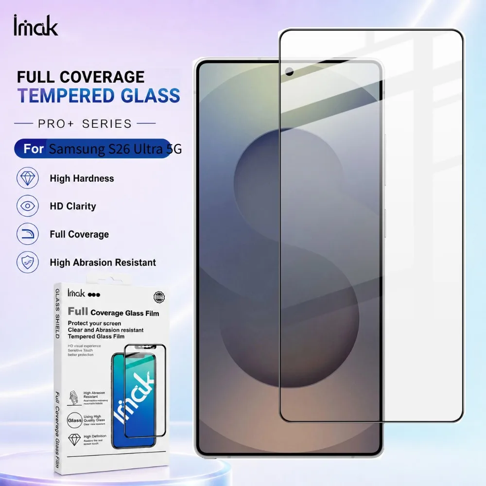 Tempered Glass For Samsung Galaxy S26 Ultra Plus 5G Protector Film Oleophobic Coating FM0003