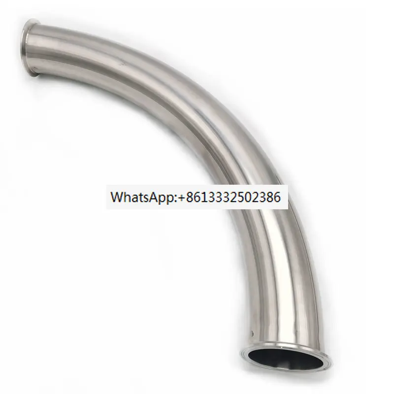 Large radius/R300/Quick assembly elbow/304 stainless steel/Mirror polished 316/Long radius/Chuck/Large elbow