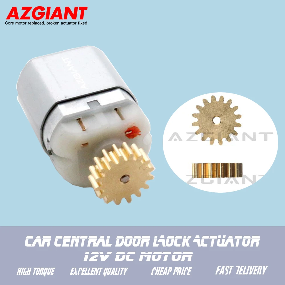 

AZGIANT 16T FC-280SC-20140 Car Door Lock Actuator Repair 12V DC Motor Engine For Renault Megane Scenic 77010-39565