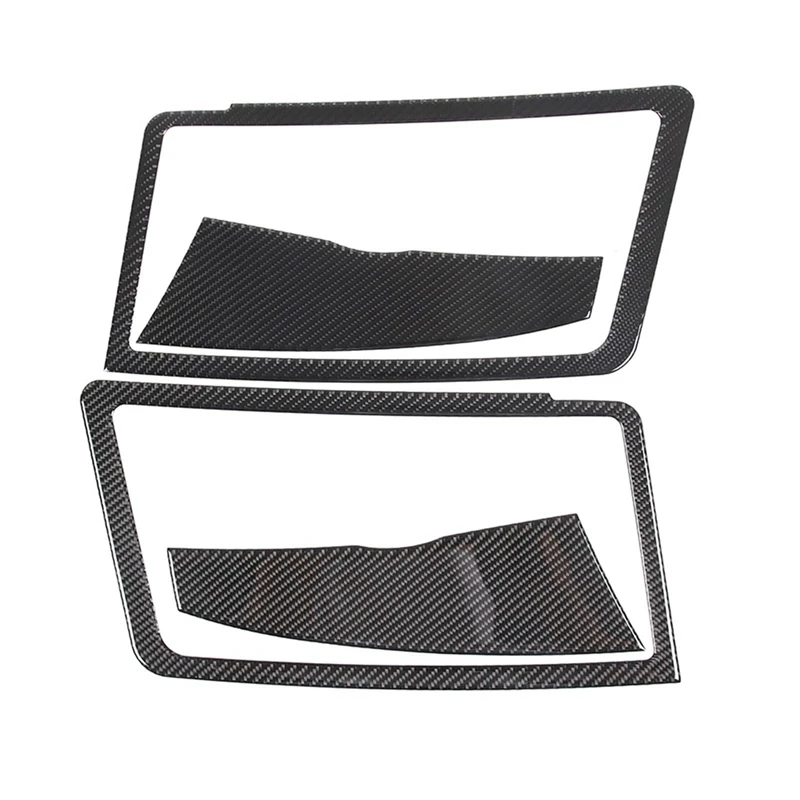 

Hot-A015-Carbon Fiber For Land Rover Defender 90 110 130 2020-2024 Front Lamp Headlight Cover Trim Exterior Accessories