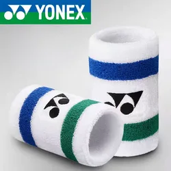 YONEX 배드민턴 테니스 손목 밴드, 클래식 75 주년 스포츠 땀 흡수 피트니스, 염좌 방지, 두꺼운 손목 보호