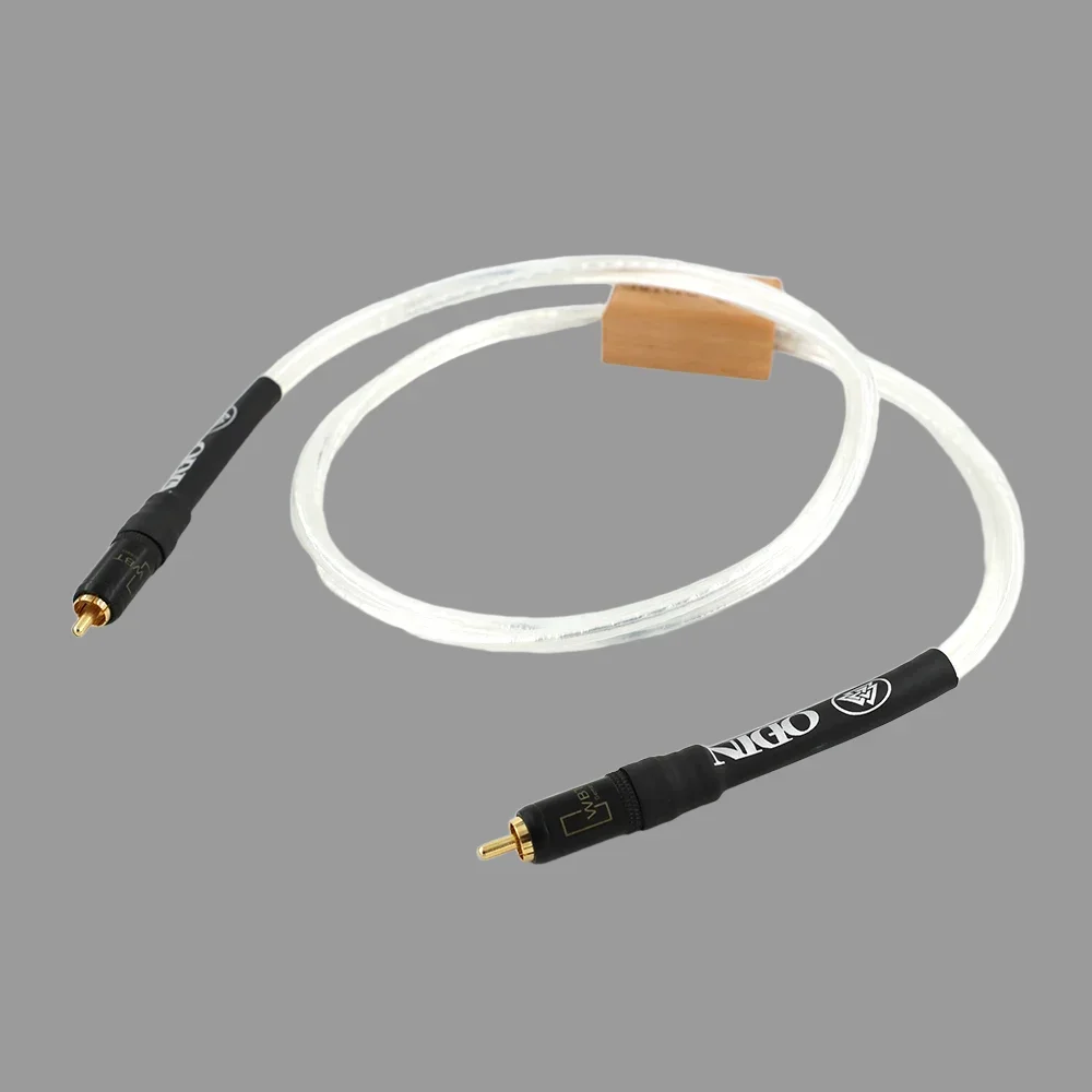 

High Quality Reference 75 Ohm Digital Coaxial Audio cable with gold plated RCA plug cable digital audio cable rca digital