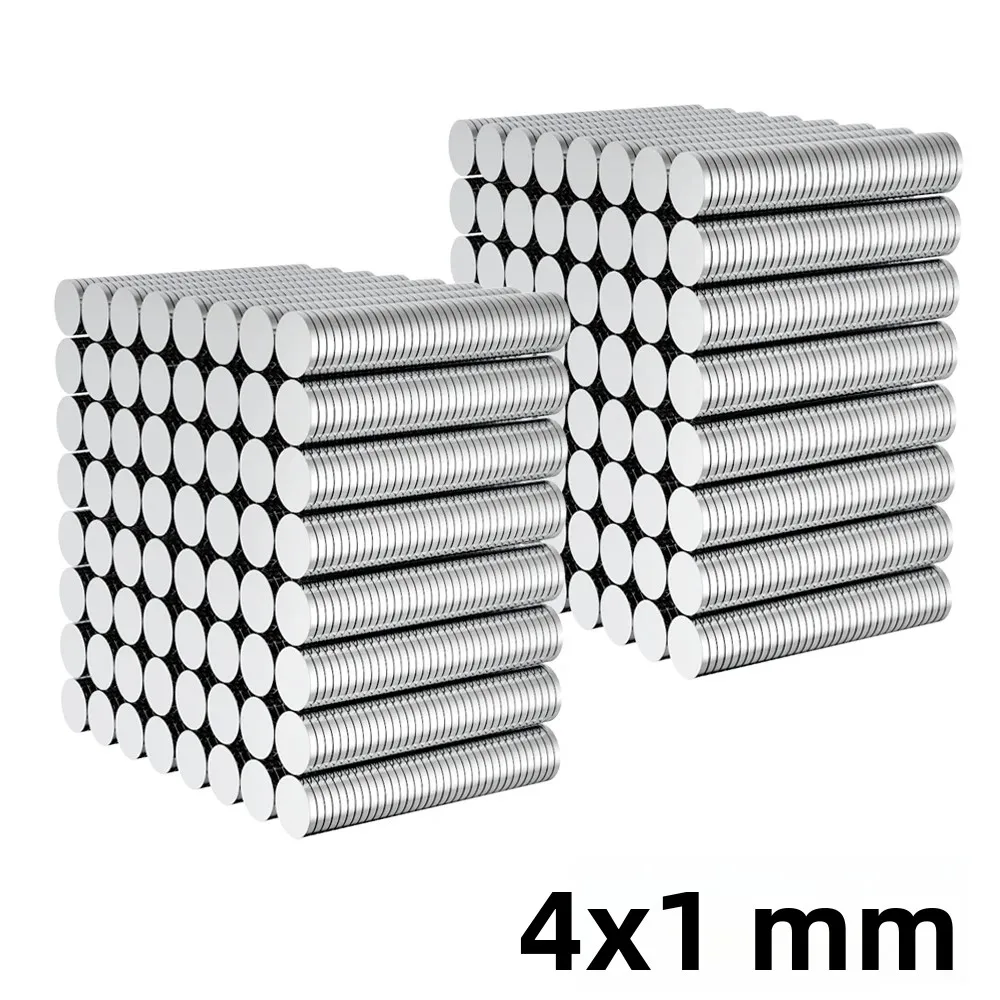 Aimants de réfrigérateur 4x1mm iman pour bricolage, bureau, tableau blanc, atelier