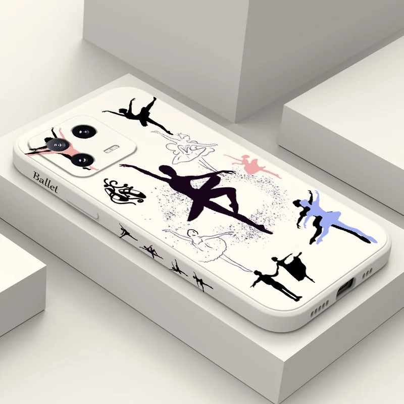 

Ballet Dancer Phone Case For Xiaomi Mi 14 13 13T 12 12X 12T 12S 11 11T 10 10T 9 9T Pro Lite Liquid Silicone Cover