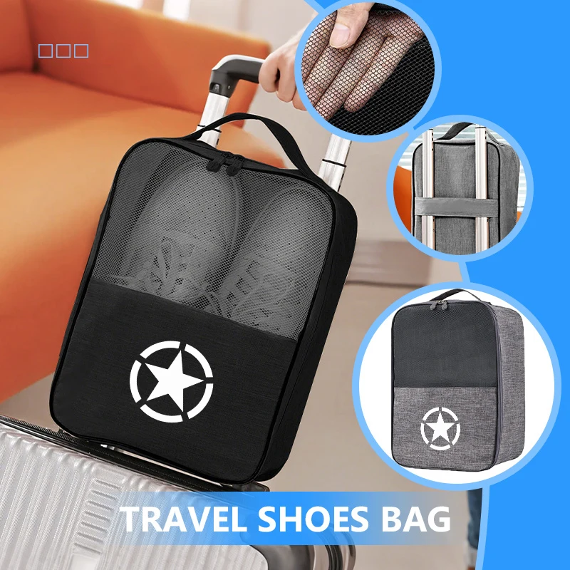 Bolsa para zapatos de viaje, bolsa multifuncional para almacenamiento de ropa y zapatos para Jeep Cherokee Wrangler JK JL Patriot Liberty Commander