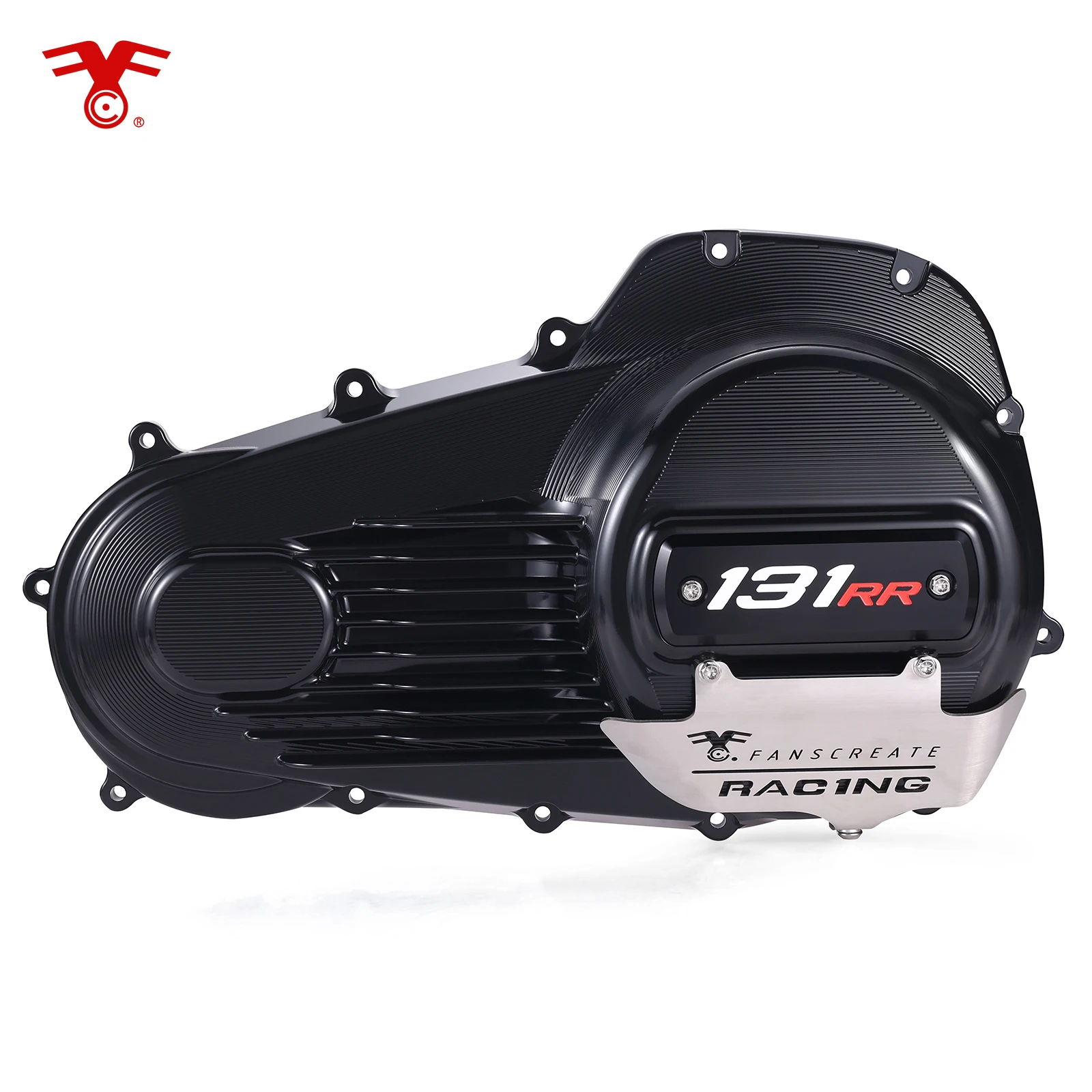 

Fanscreate Aluminum Clutch Outer Primary Cover For Harley Touring Softail 114/117 M8 Engines