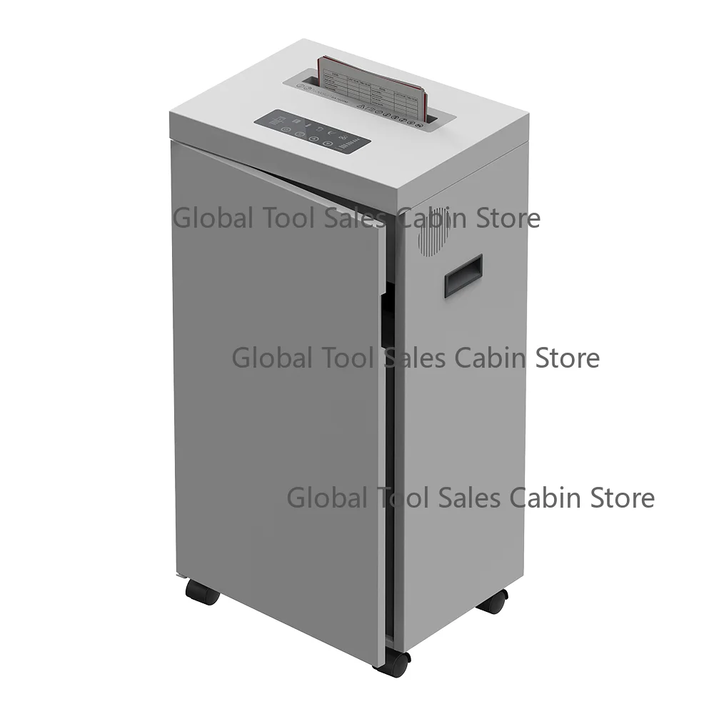 Trituradora de papel de oficina Heavy- Embassy, trituradora eléctrica de corte transversal de gran capacidad de 45L para tarjetas, grapas de CD/DVD