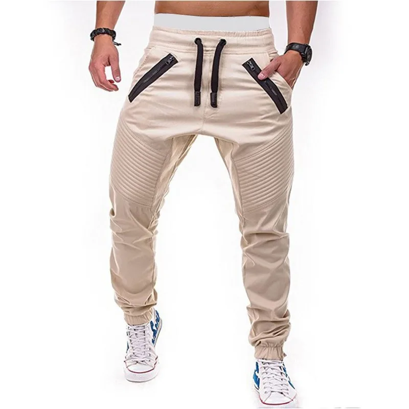 Spring and autumn loose sports pants, casual cropped pants, elastic waist, cross-border work attire, leggings, Harlan pants