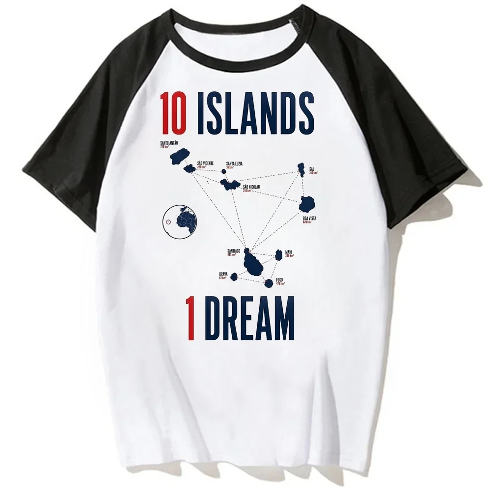 Cabo Verde t-shirt girl japan cutecore meme top tees Retro japanese gothic anime jojifuku