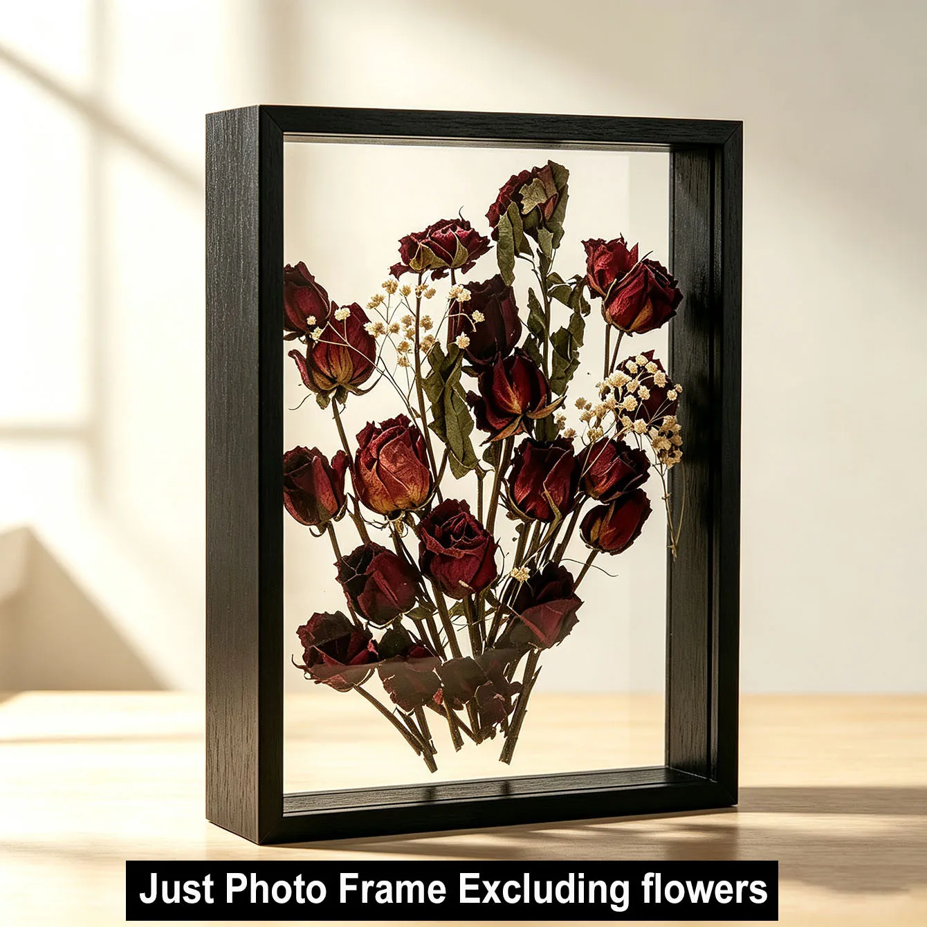 Clear Acrylic Double-Sided Shadow Box Frame