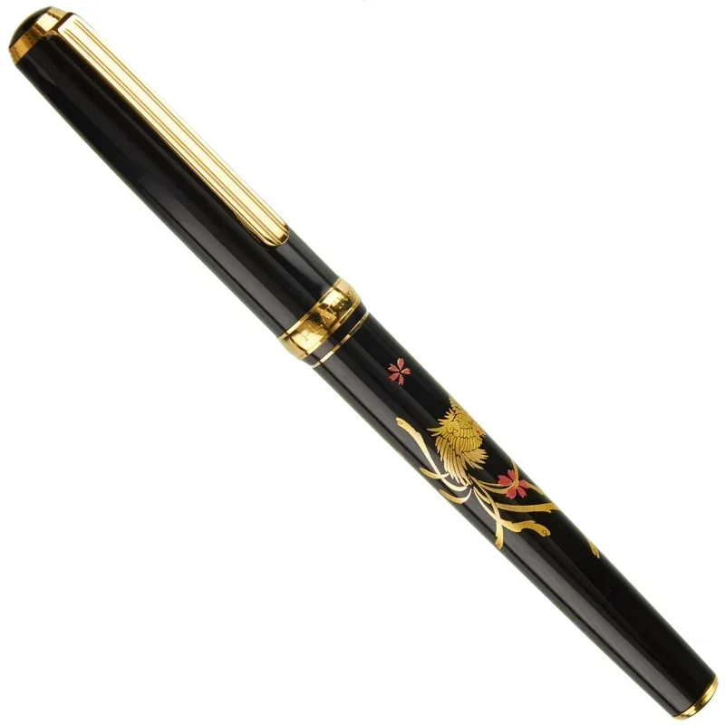 Japan Platina PTL-18000M Maki-E 18K Nib Vulpen Slijtvaste Verf Patroon Pen Zakelijk Kantoor Verjaardag Cadeau