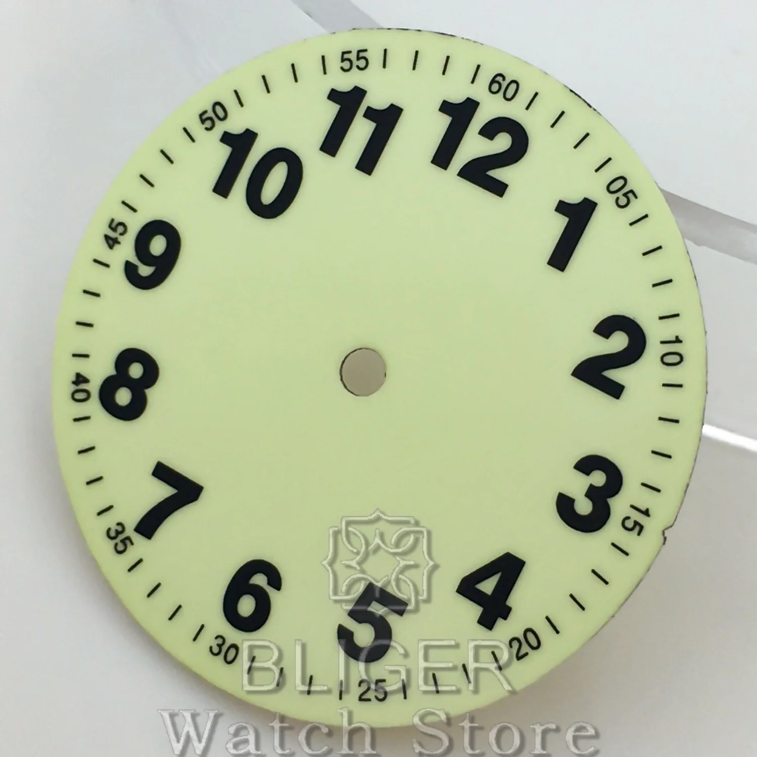 BLIGER 29 مللي متر ساعة الطلب صالح الطيار غواص ساعة C3 الأخضر مضيئة يناسب NH35 NH36 NH37 NH38 ETA2824 PT5000 ميوتا DG سلسلة حركة