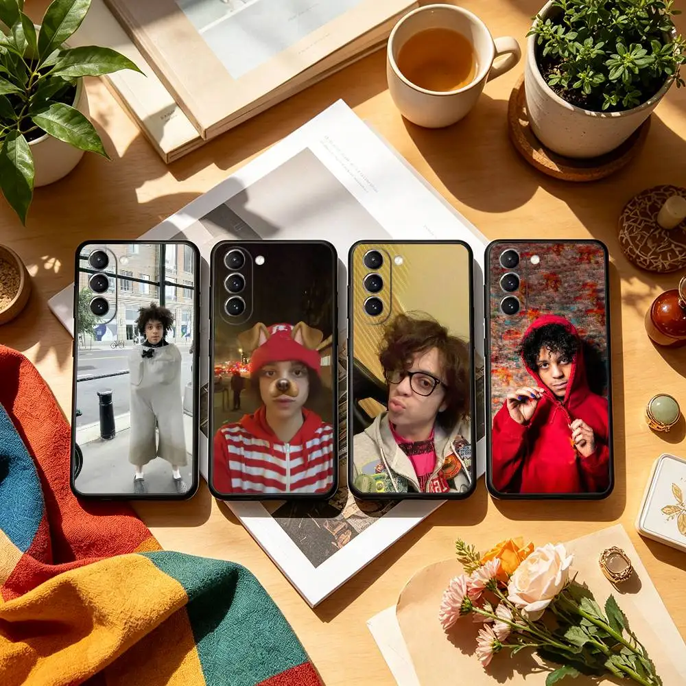 X-Xaviersobased Funny  Phone Case For Samsung S26,S25,S24,S23,S22,S21,S30,Ultra,Plus,Fe,Lite,Note,10,Black Cover