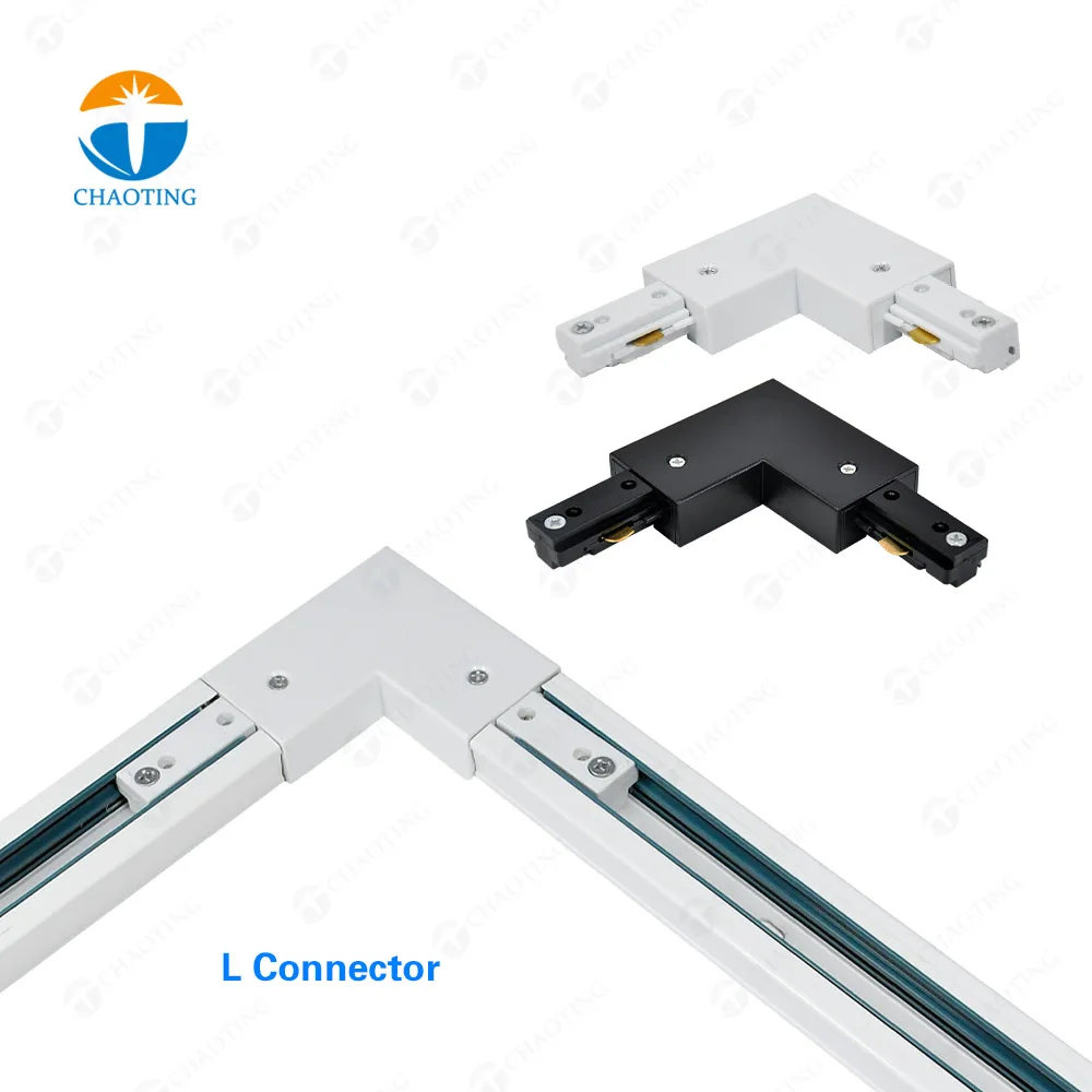 

3 Wire L Connector Track Light System Connectors Accessories for Led Lights
