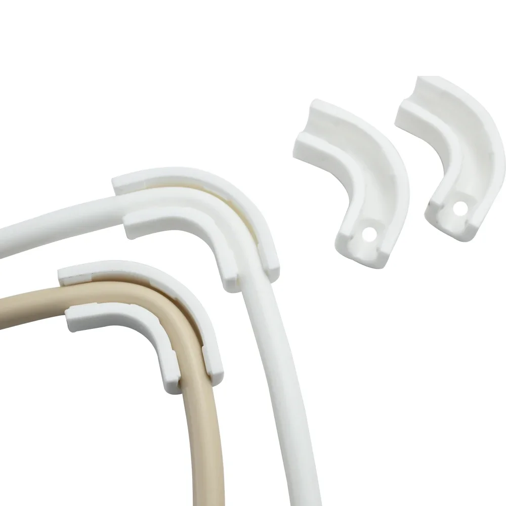 

8Pcs 3/8" 1/4" PE Hose Water Pipe Flow Bend Clip 90 Degree Fixing Clamp Tube Elbow Corner Holder RO System Diversion