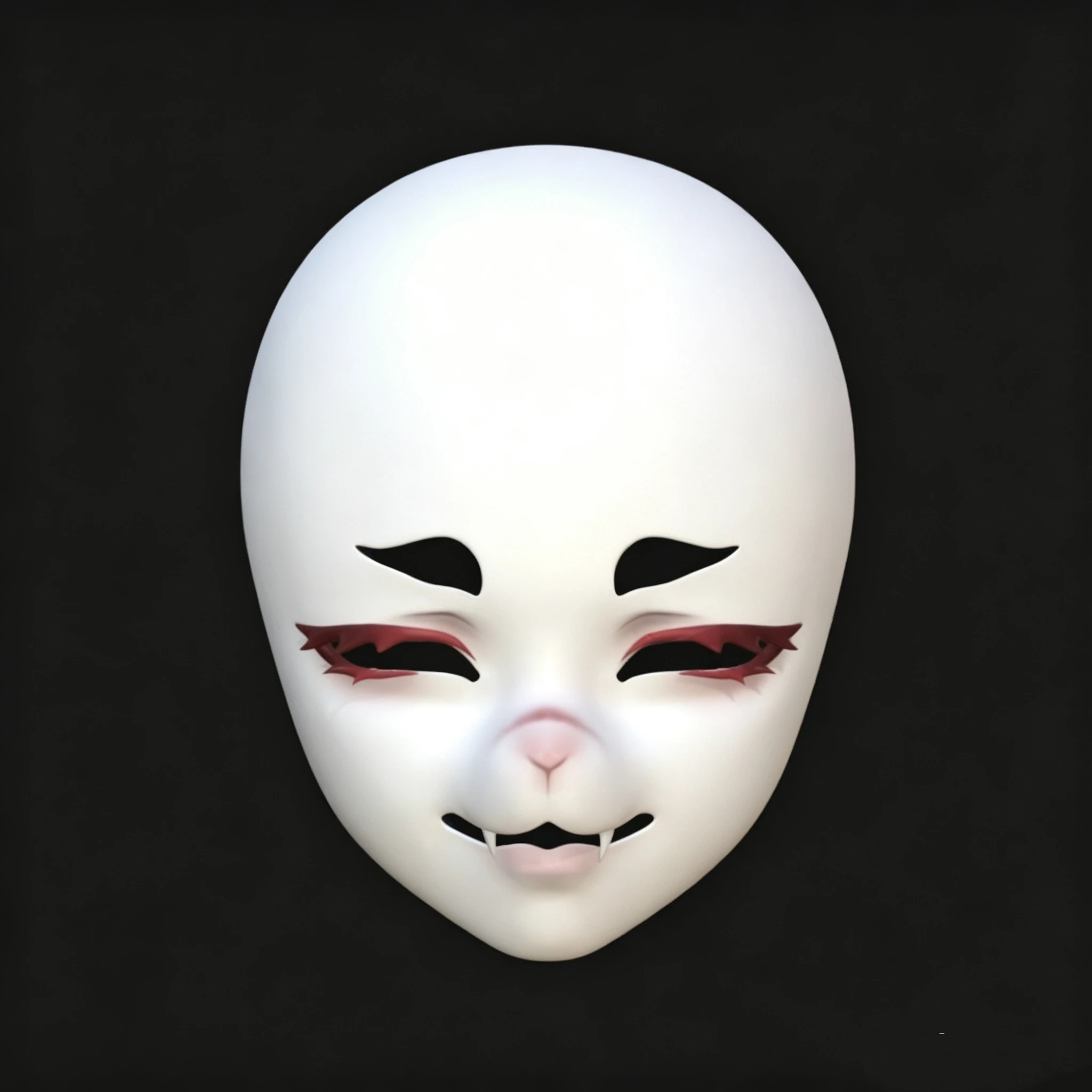 Kigurumi Base Head Evil Fox Skull Mask Resin 3D Printing Furry DIY Semi-finished Cosplay Anime Accessories