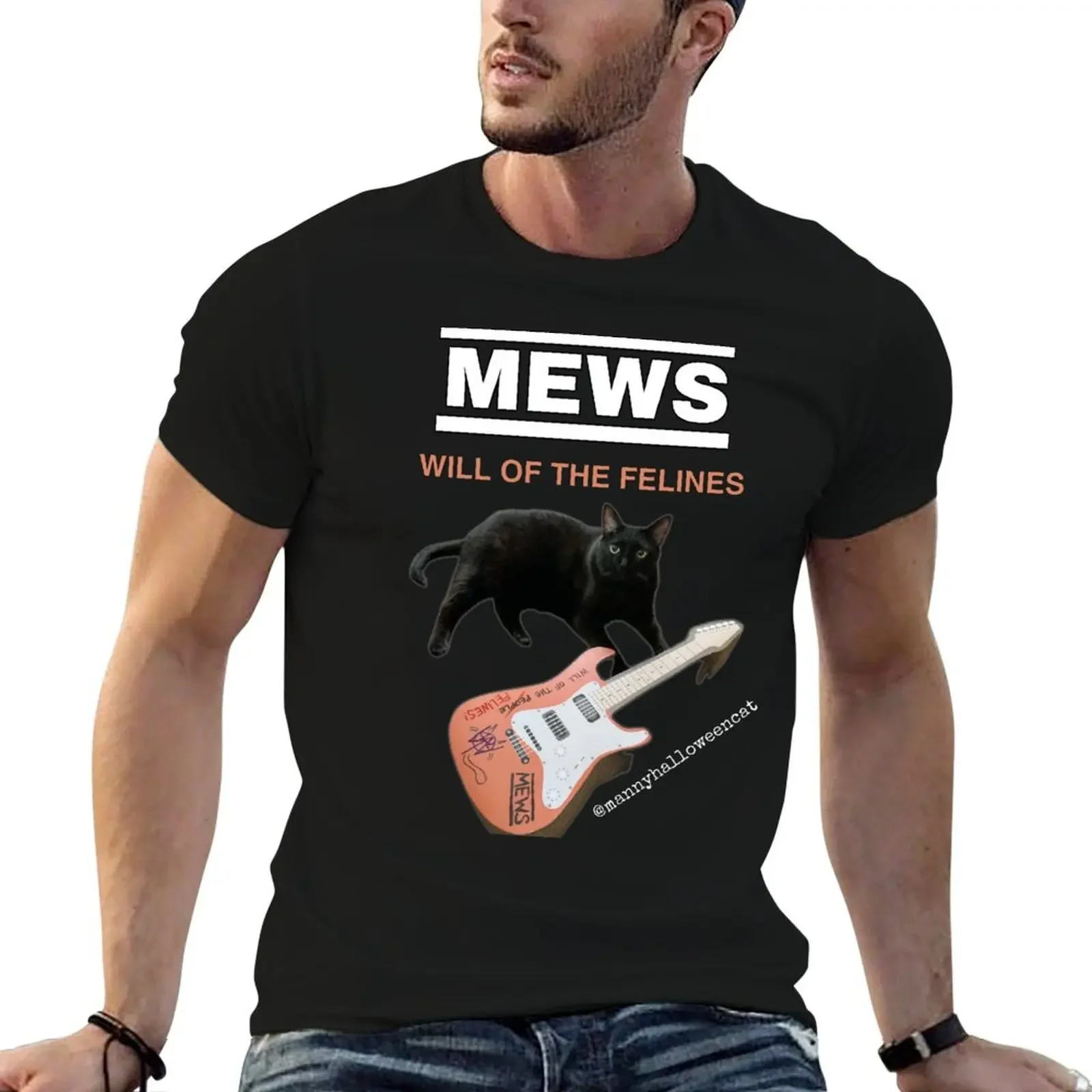 MEWS: Will of the Felines T-Shirt tees graphic t shirts graphic shirts men clothings